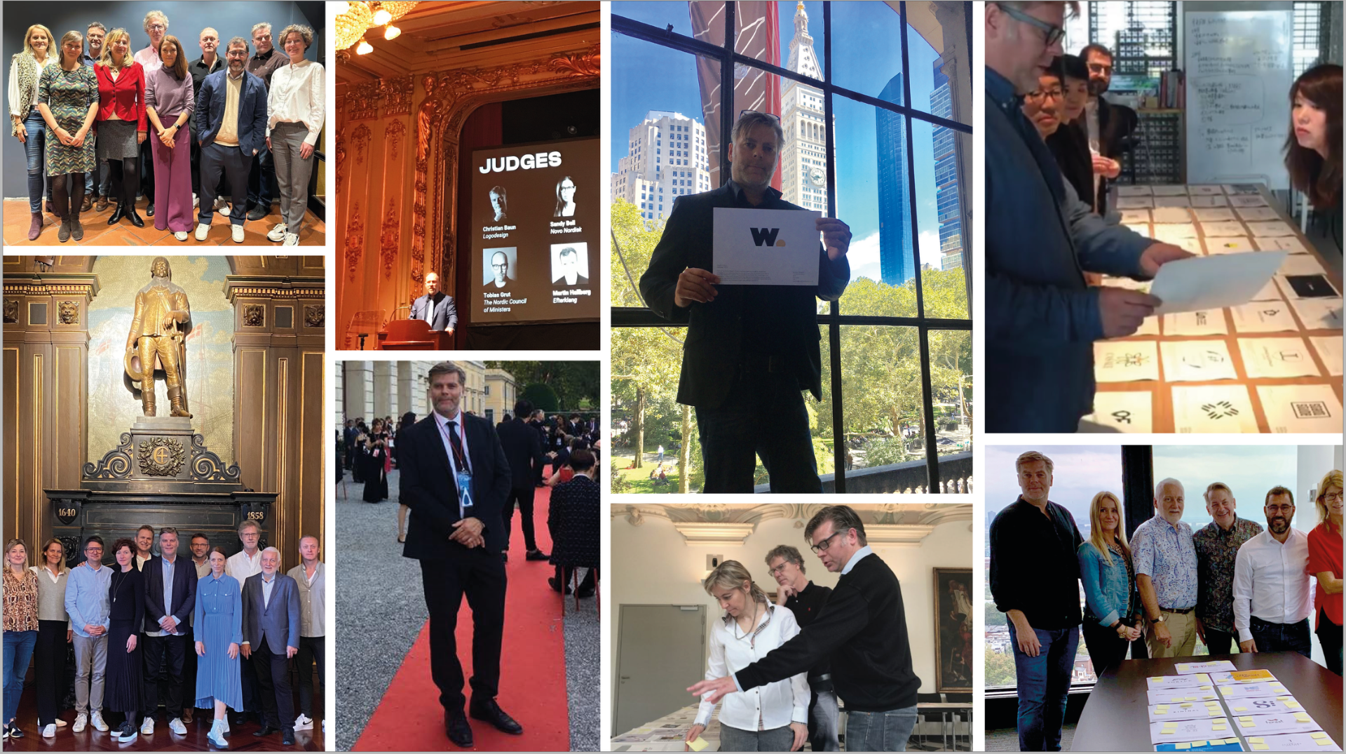 Jurymedlem 42 gange, i bl.a. New York City, Tokyo, Montreal, Milano, Innsbruck, Düsseldorf, Frankfurt, Stockholm, Luxembourg og København.